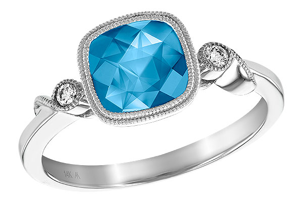 K195-88408: LDS RG 1.66 BLUE TOPAZ 1.71 TGW