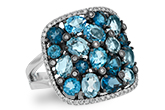 K196-77490: LDS RG 3.67 BLUE TOPAZ 3.94 TGW