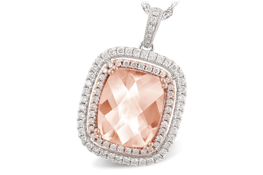 K197-67499: NECK 4.20 MORGANITE 4.66 TGW