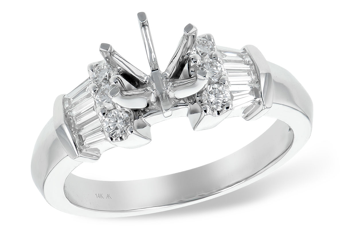 K198-54781: LDS SEMI DIA RG .33 BAG .50 TW