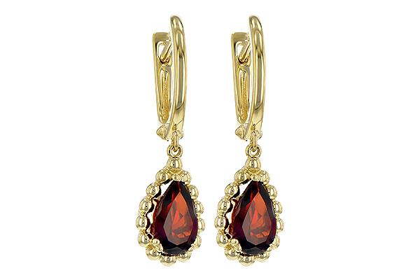 K198-58444: EARR 1.82 GARNET TW