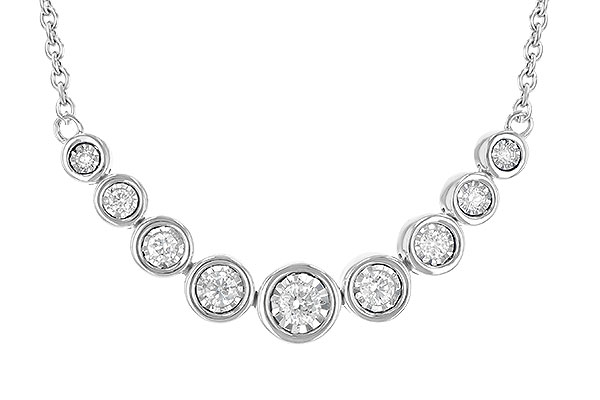 K199-50208: NECKLACE .25 TW (18")