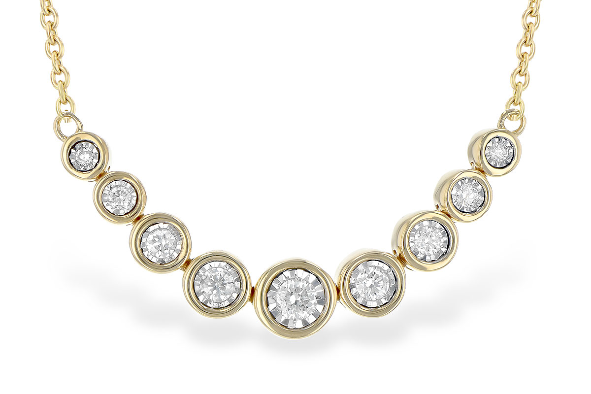 K199-50208: NECKLACE .25 TW (18")