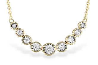 K199-50208: NECKLACE .25 TW (18")