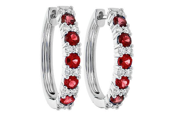 K199-50253: EARR 1.76 RUBY 2.30 TGW