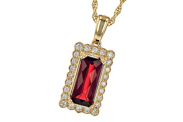 K282-19317: NECK 1.80 GARNET 1.95 TGW