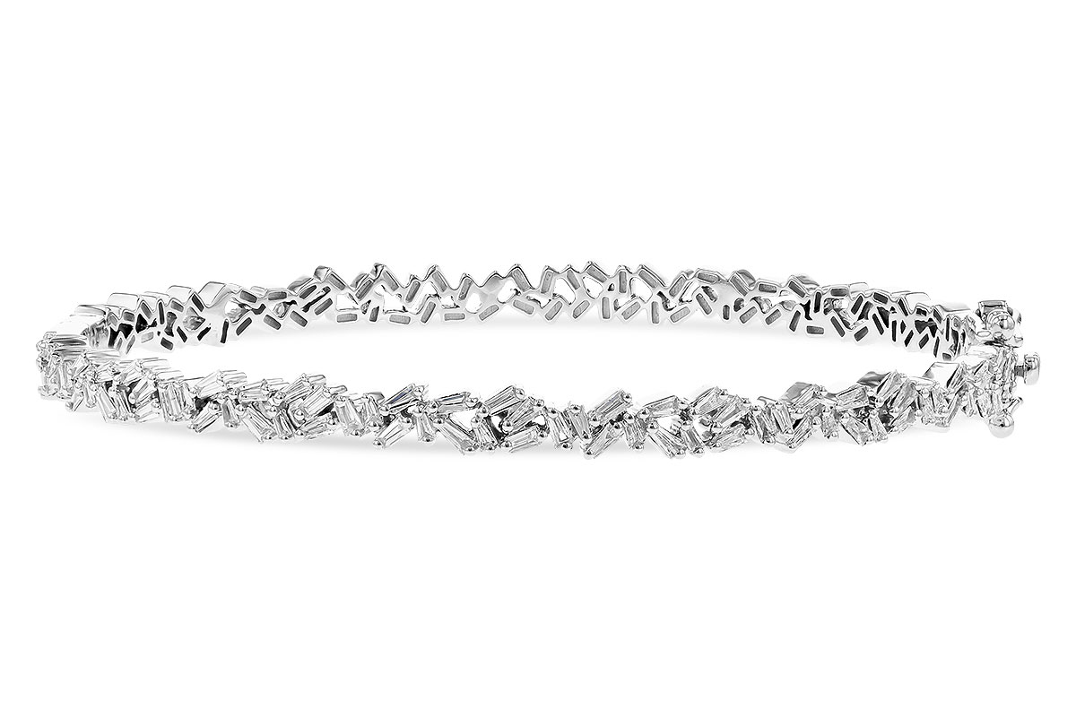 K282-19326: BANGLE .84 TW BAGUETTE DIAS