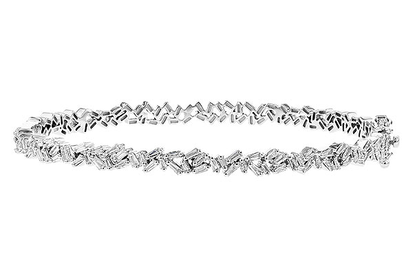K282-19326: BANGLE .84 TW BAGUETTE DIAS