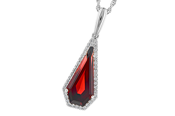 K282-20190: NECK 4.00 GARNET 4.17 TGW