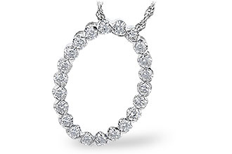K282-22999: NECKLACE .50 TW