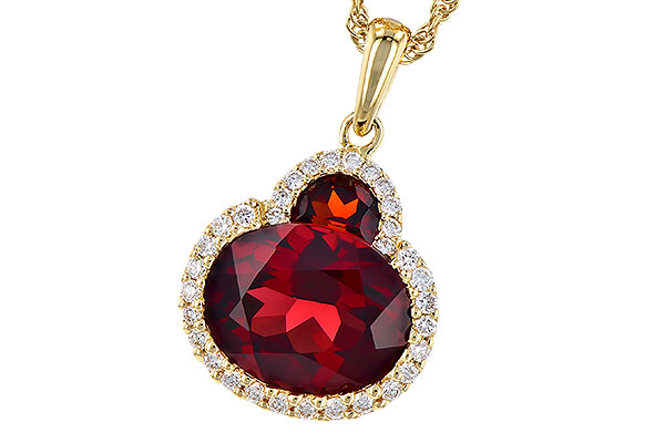 K282-25717: NECK 3.02 TW GARNET 3.16 TGW