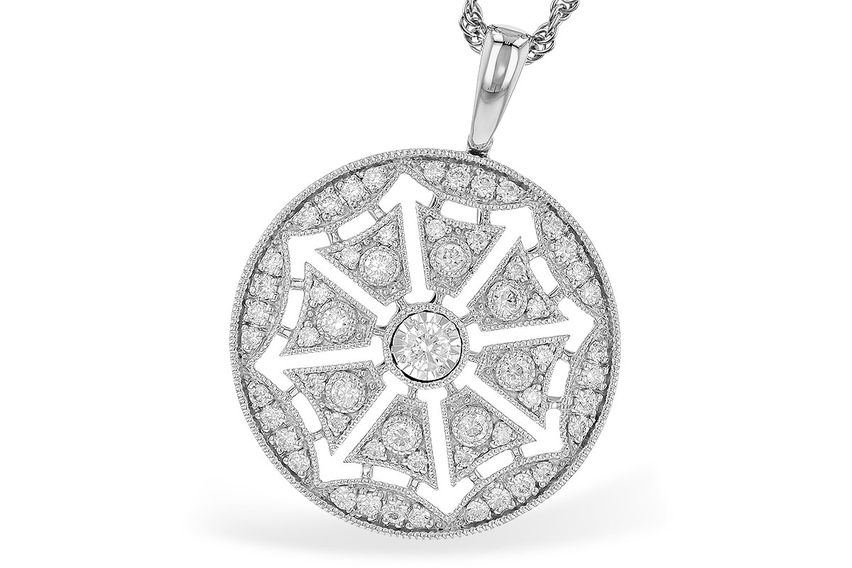 K283-09335: NECKLACE .38 TW