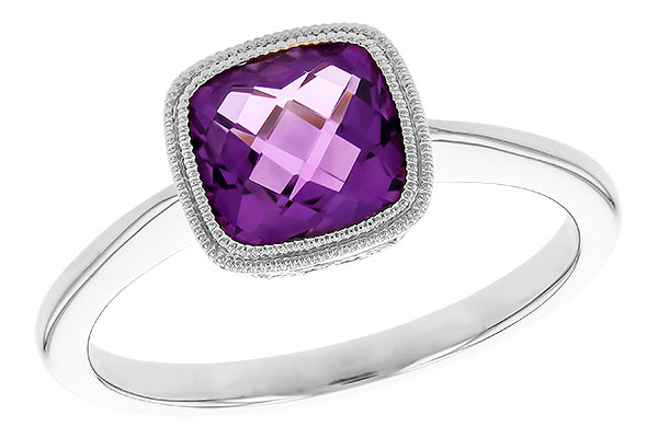 K283-15644: LDS RG 1.25 CT AMETHYST