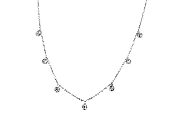 K283-16590: NECKLACE .32 TW (18")