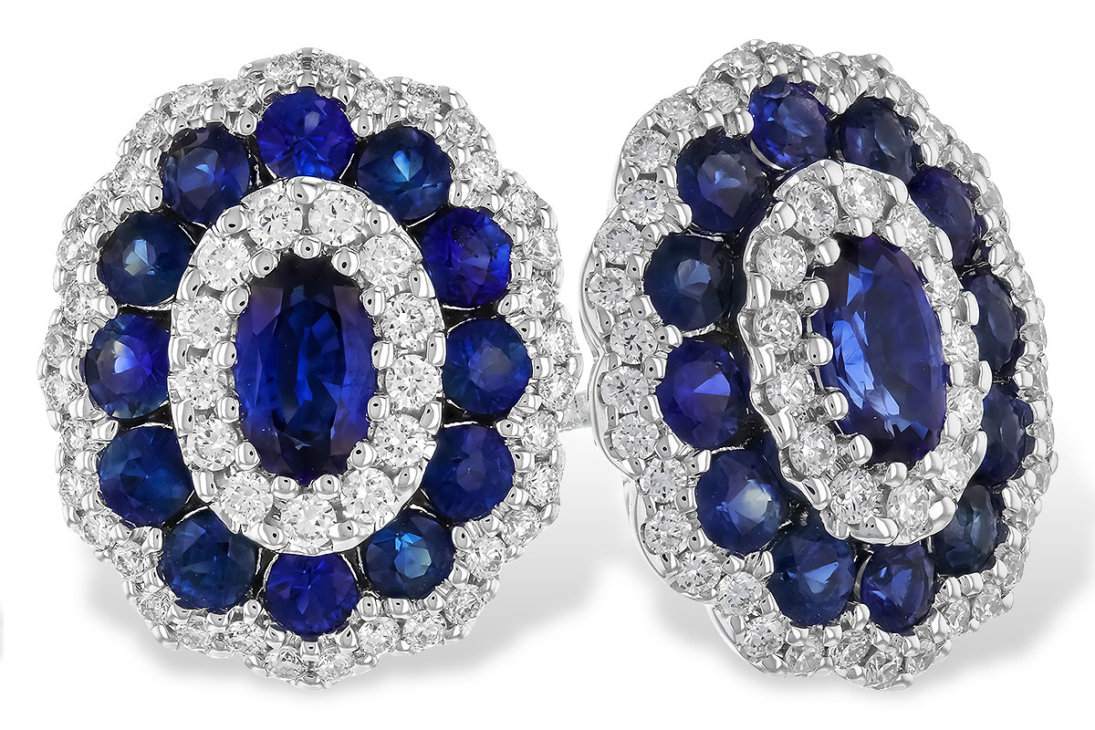 K283-17535: EARR 1.77 TW SAPPHIRE 2.24 TGW (5x3MM SAPP)