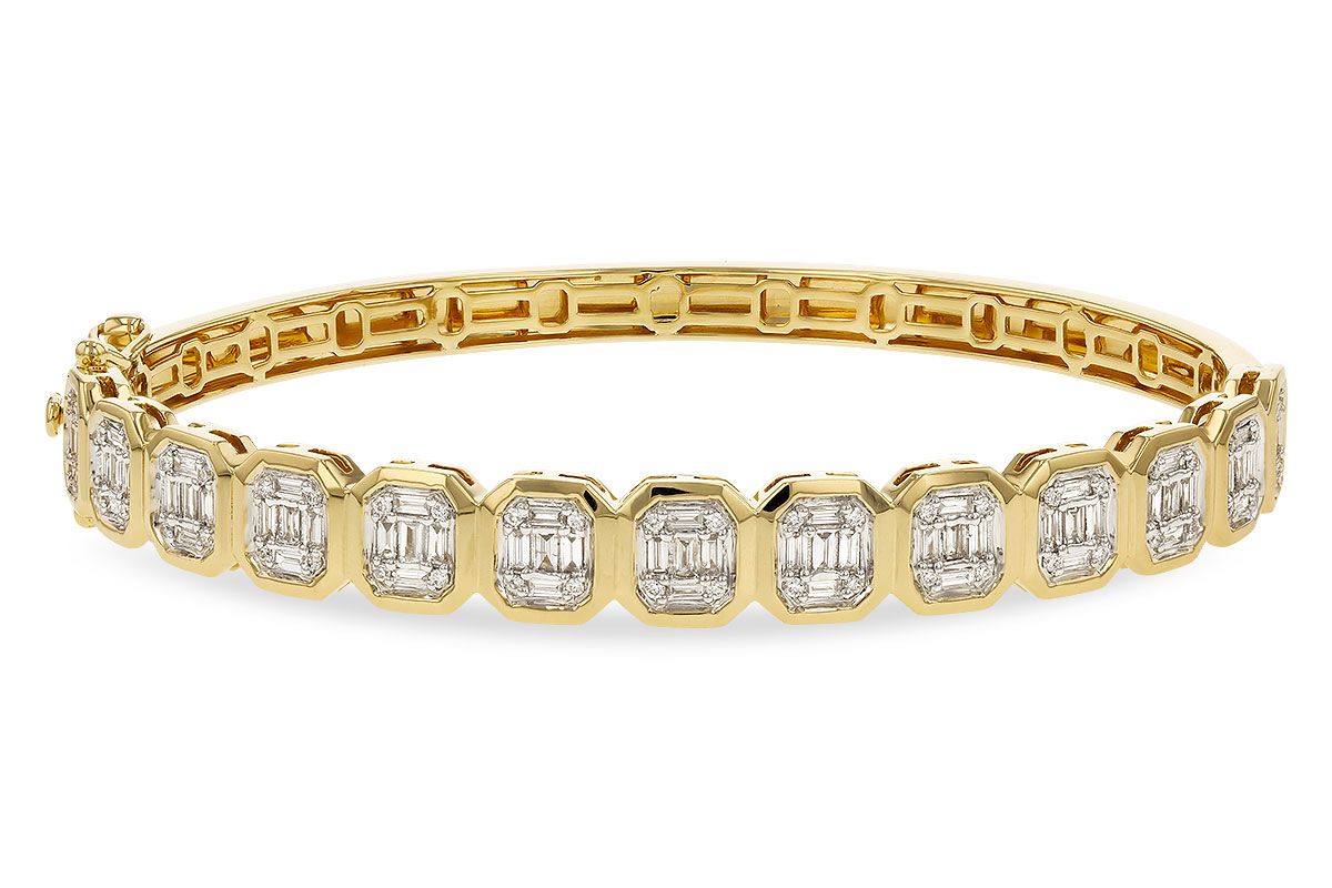 K284-00253: BANGLE .81 TW BAGUETTE 1.00 TW