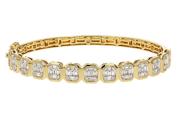 K284-00253: BANGLE .81 TW BAGUETTE 1.00 TW