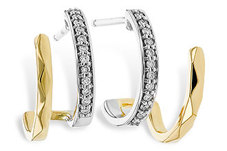 K284-03835: EARRINGS .12 TW