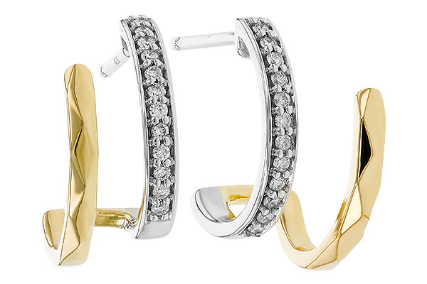 K284-03835: EARRINGS .12 TW
