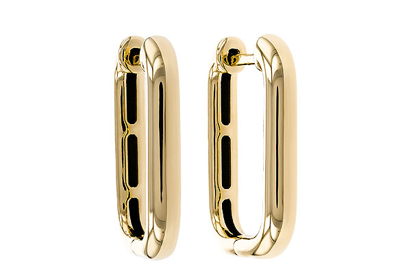 K284-05726: GOLD EARRINGS (18MM)