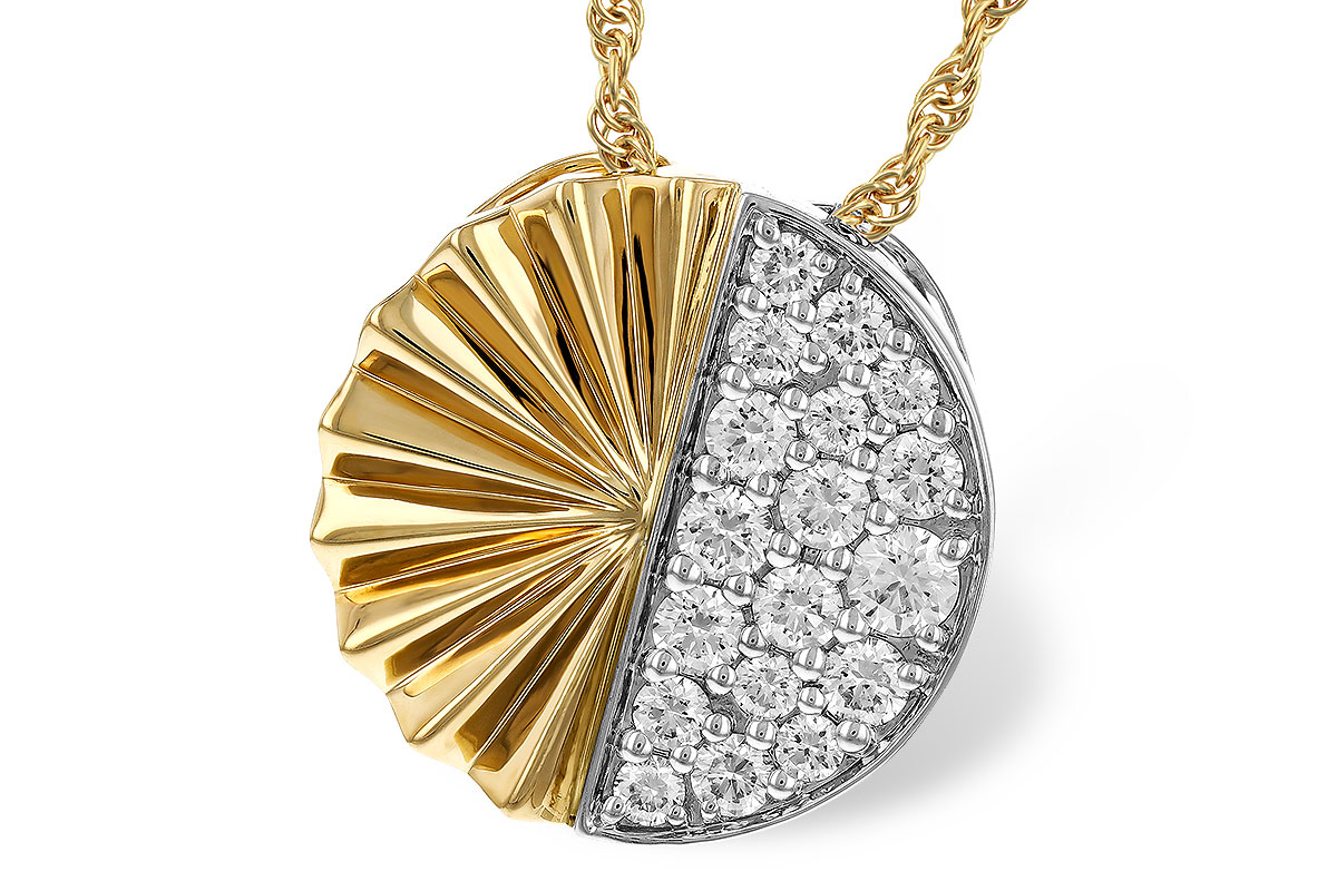 K284-06553: NECKLACE .50 TW