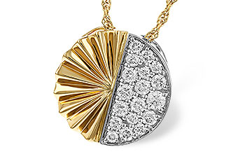 K284-06553: NECKLACE .50 TW