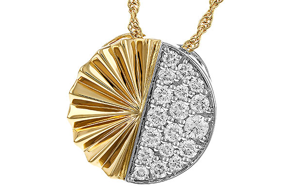 K284-06553: NECKLACE .50 TW