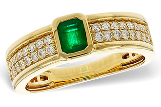 K284-06626: LDS RG .42 EMERALD .75 TGW (5x4MM EM)
