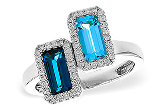 K284-08381: LDS RG 1.68 TW BLUE TOPAZ 1.90 TGW