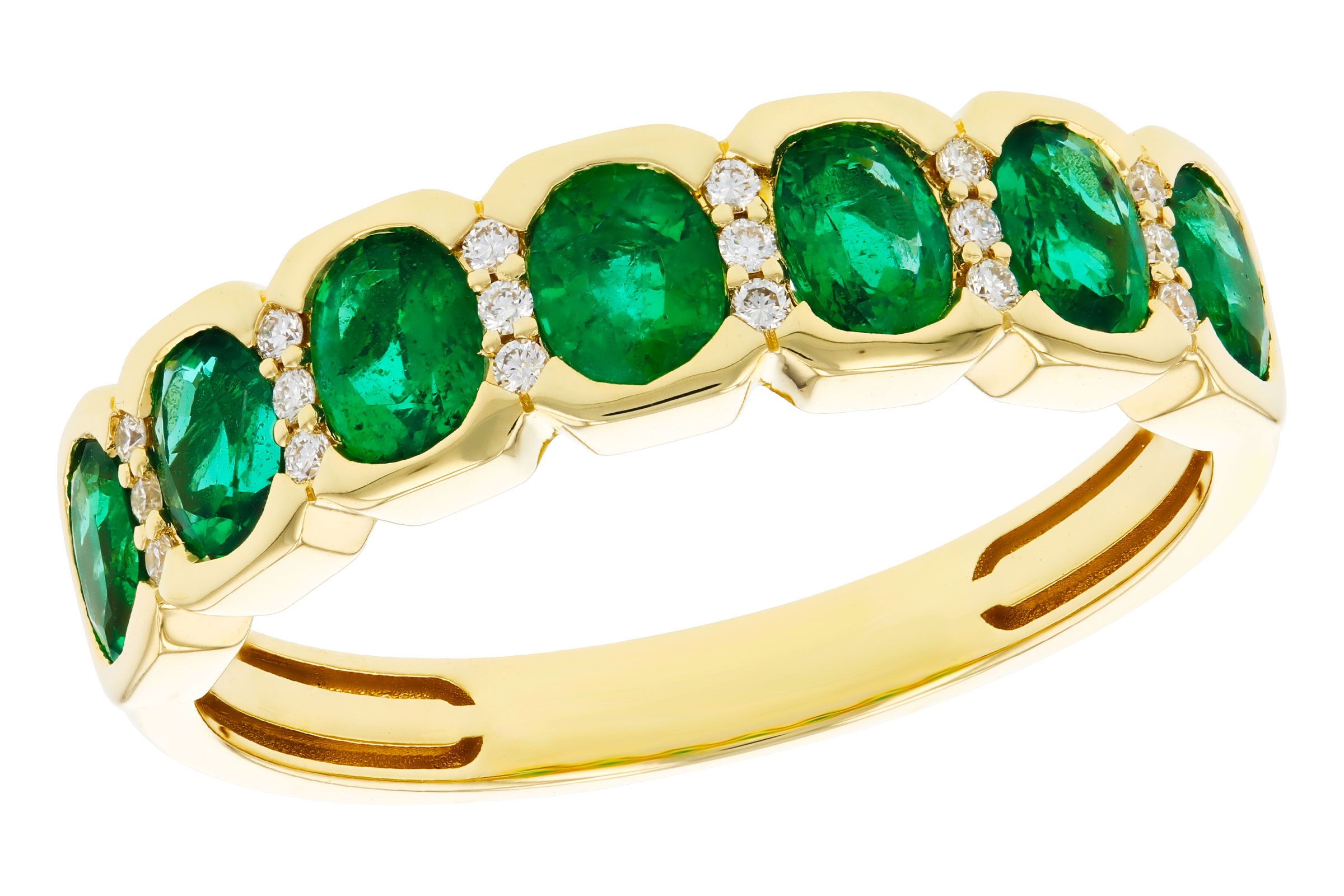 K284-92990: LDS WED RG 1.15 TW EMERALD 1.22 TGW
