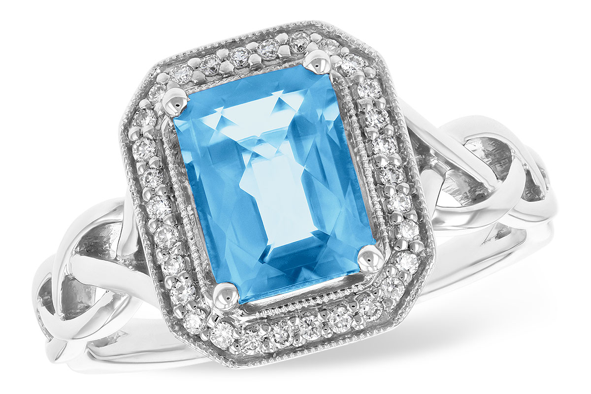 L196-75653: LDS RG 1.77 BLUE TOPAZ 1.88 TGW