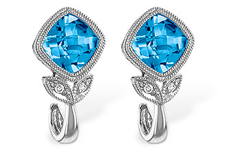 L196-79344: EARR 2.12 BLUE TOPAZ 2.14 TGW