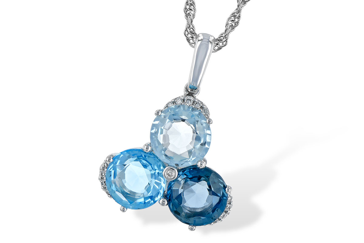 L198-55726: NECK 4.01 BLUE TOPAZ 4.06 TGW