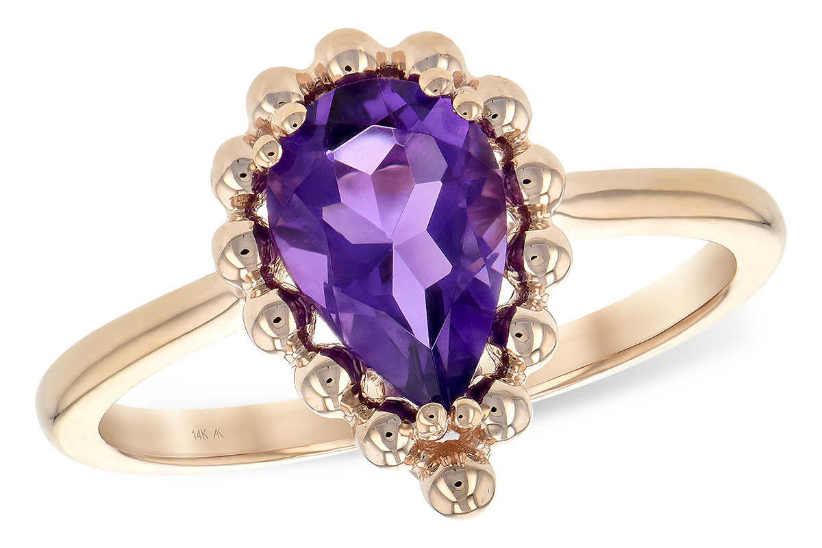 L198-58435: LDS RING 1.06 CT AMETHYST