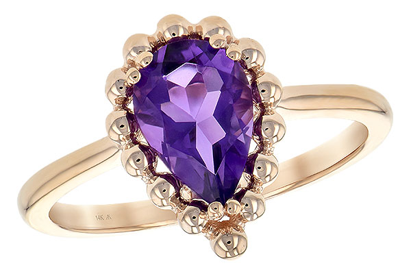 L198-58435: LDS RING 1.06 CT AMETHYST