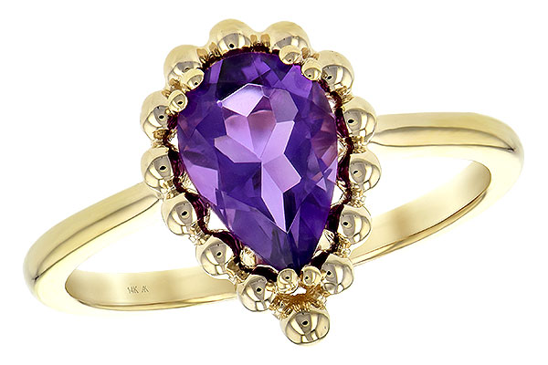 L198-58435: LDS RING 1.06 CT AMETHYST