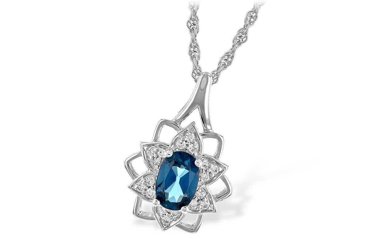 L198-61108: NECK .47 BLUE TOPAZ .56 TGW