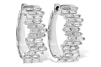 L199-50262: EARR .70 TW BAGUETTE DIAS