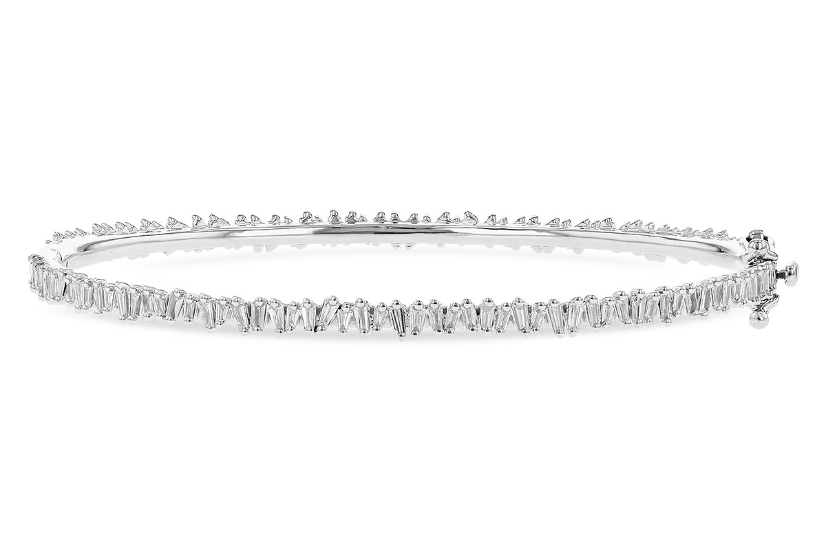 L282-19326: BANGLE .75 TW BAGUETTE DIAS