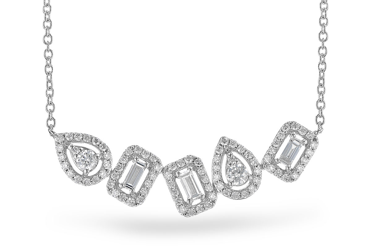 L282-22026: NECK .15 TW BAGUETTES .55 TW (18")