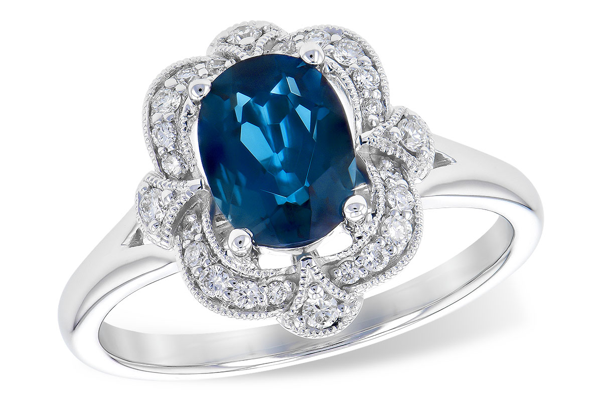 L282-24762: LDS RG 1.35 LONDON BLUE TOPAZ 1.50 TGW