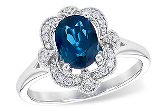 L282-24762: LDS RG 1.35 LONDON BLUE TOPAZ 1.50 TGW