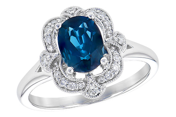 L282-24762: LDS RG 1.35 LONDON BLUE TOPAZ 1.50 TGW