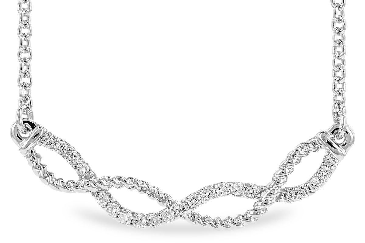 L283-10235: NECKLACE .12 TW (18")
