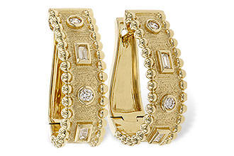 L283-15690: EARRINGS .09 BAG .18 TW