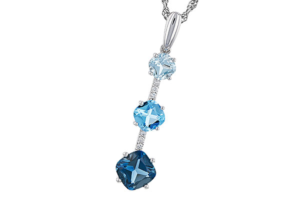 L284-01162: NECK 1.87 TW BLUE TOPAZ 1.90 TGW