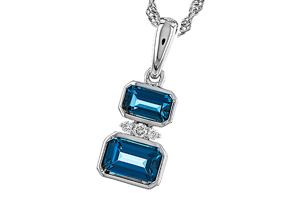 L284-02062: NECK .95 TW LONDON BLUE TOPAZ .98 TGW