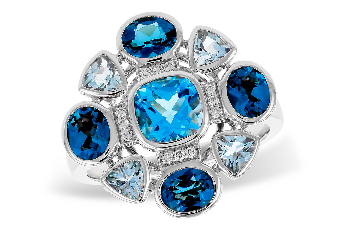 L284-02926: LDS RG 3.19 TW BLUE TOPAZ 3.25 TGW