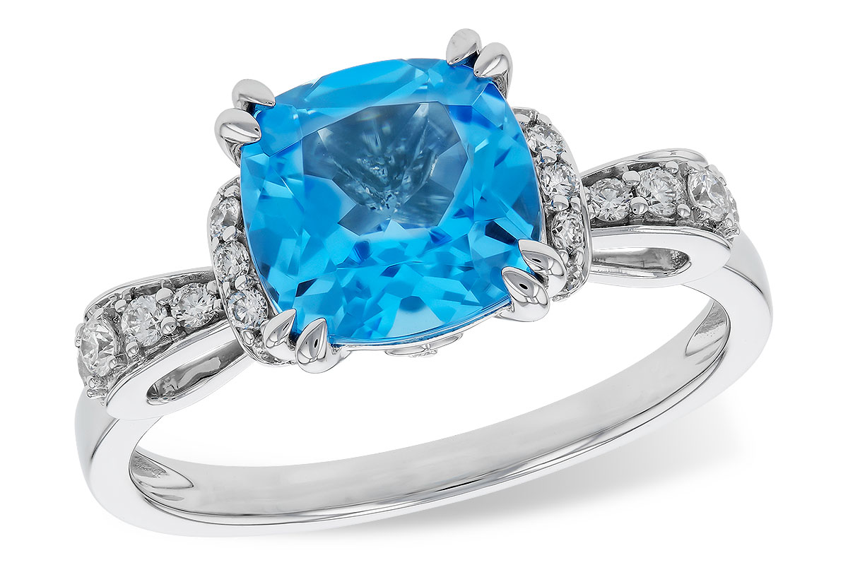L284-03890: LDS RG 2.48 BLUE TOPAZ 2.70 TGW (8MM BT)
