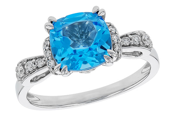 L284-03890: LDS RG 2.48 BLUE TOPAZ 2.70 TGW (8MM BT)